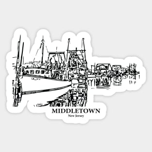 Middletown - New Jersey Sticker